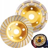 DEXXER set segmentirana diamantna + TURBO plošča za brušenje betona 125mm CGD-2
