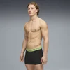 PUMA Sport Microfiber Boxers (2-Pack) Men, Clothing, Black/Yellow, 3