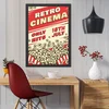 Wallity Uramljena slika Retro Cinema, 40x55 cm