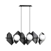 Crni luster na sajli DRIFTON 6xE14/10W/230V