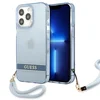Maska Guess Hc PC/TPU Translucent za iPhone 13 Pro 6.1 plava (GUHCP13LHTSGSB)