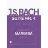 BACH J.S.:SUITE NR.4 BWV 1010 MARIMBA