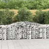 Lučne gabionske košare 5 kom 400x50x80/100 cm pocinčano željezo