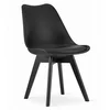 ModernHome Set od 4 trpezarijske stolice, Crni