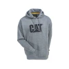 CATERPILLAR moški pulover s kapuco, temno siva, 2XL CAT W106