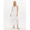 Pepe Jeans Poletna obleka Dusana PL953480 Bela Regular Fit