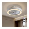 Brilagi - LED prigušiva svetiljka sa ventilatorom LED/38W/230V, prečnik 46 cm, bela + daljinski upravljač