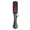 Gardj Europe Pejč-Paletta Doppia Double Spank Paddle Love, črna