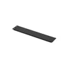 2U rack blank panel for 19 Cabinet, Black (RAL 9005)