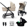 Kinderkraft Kolica za bebe 3u1 Newly, Bež