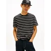 Tommy Jeans Majica  črna / bela