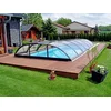 Bazenska streha Azure Flat BOX - razmontirana Transparent 3.75x7.62m – 3mm polikarbonat