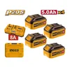 Set baterija 20V + dupli punjac FBCLI20285 4x5/0Ah SUPER INGCO