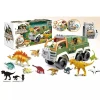 Dino komplet igrače z vozilom - 35 cm