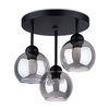 Sollux SL.1140 - Luster na stalku ALINO 3xE27/60W/230V crna