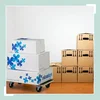 Northix Transportni valj z zavoro 400 kg