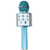 AVIZAR Mikrofon za karaoke Bluetooth Vgrajeni zvočnik Večnamenski gumbi, Svetlo modra, (5000019345)