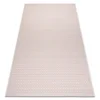 eoshop Preproga FLAT 48603/526 Obročki - KREM roza ( - Velikost: 140x200 cm)