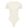 GOD SAVE QUEENS Bodi Second Skin T-Shirt Bodysuit kremna