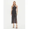 Simona Corsellini Pletena obleka P25CPABO0401 Črna Slim Fit