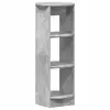 vidaXL Stranska omara Beton Siva 40 x 40 x 100 cm Konstruirano leseno