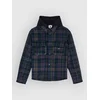 Element Polar Hooded Overshirt Kids Jacket dark slate plaid