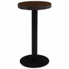 Greatstore Bistro miza temno rjava 40 cm mediapan