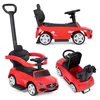 ECO TOYS Guralica Mercedes C CLASS sa interaktivnim volanom i ručkom, crvena