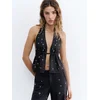 Pull&Bear Majica CAMISETA PACIFIC črna