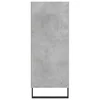 Visoka komoda siva boja betona 57x35x90 cm konstruirano drvo
