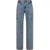 2Y Studios Kargo kavbojke Tali moder denim