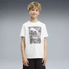 PUMA Sport Camo Graphic Tee Youth, Kids, White, 13-14Y