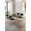 Hanah Home Trpezarijski set, 5 komada, Crni