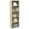 Regal za knjige boja hrasta 60x30x189 cm od konstruiranog drva