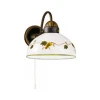 Kolarz 731.61.122 - Zidna lampa NONNA 1xE27/75W/230V boja vina
