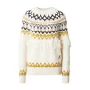 PATRIZIA PEPE Pulover MAGLIA kari/pastelno rumena/majnica/črna