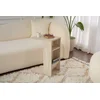 Hanah Home Klub sto Filinta, 30x63x40 cm, Krem