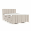 Bež boxspring postelja s prostorom za shranjevanje 180x200 cm Ruby – Maison de Reve