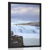 Plakat islandski slapovi - 20x30 black