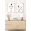 Wallity Uramljena slika Huhu188, 20x30 cm , 2 dela