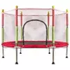 WOWO Otroški trampolin za vrt - Rdeč otroški trampolin 140cm 55inch