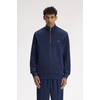 FRED PERRY HALF ZIP DUKS BLUESW