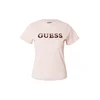 GUESS Majica FAUSTA čokolada / zlata / rosé