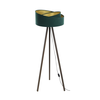 Podna lampa GALAXY 1xE27/60W/230V zelena/braon