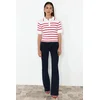 Trendyol Milla Ženska bluza TWOSS24KZ00048, Belo-crvena