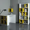 Hanah home Polica 120x75x65cm Belo-Žuta