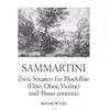SAMMARTINI:ZWEI SONATEN,ALTBLOKFLOTE UND BASSO CONTINUO