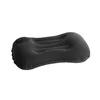 INF Ročno napihljiv ledveni vzglavnik s TPU ventilom za potovanja in avto Black, (5000286709)