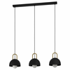 EGLO Calmanera Visilica, E27, 3x40W, IP20, Crna-mesing