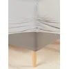 Žersejni čaršav sa lastišem JENNY 90x200x35 siva